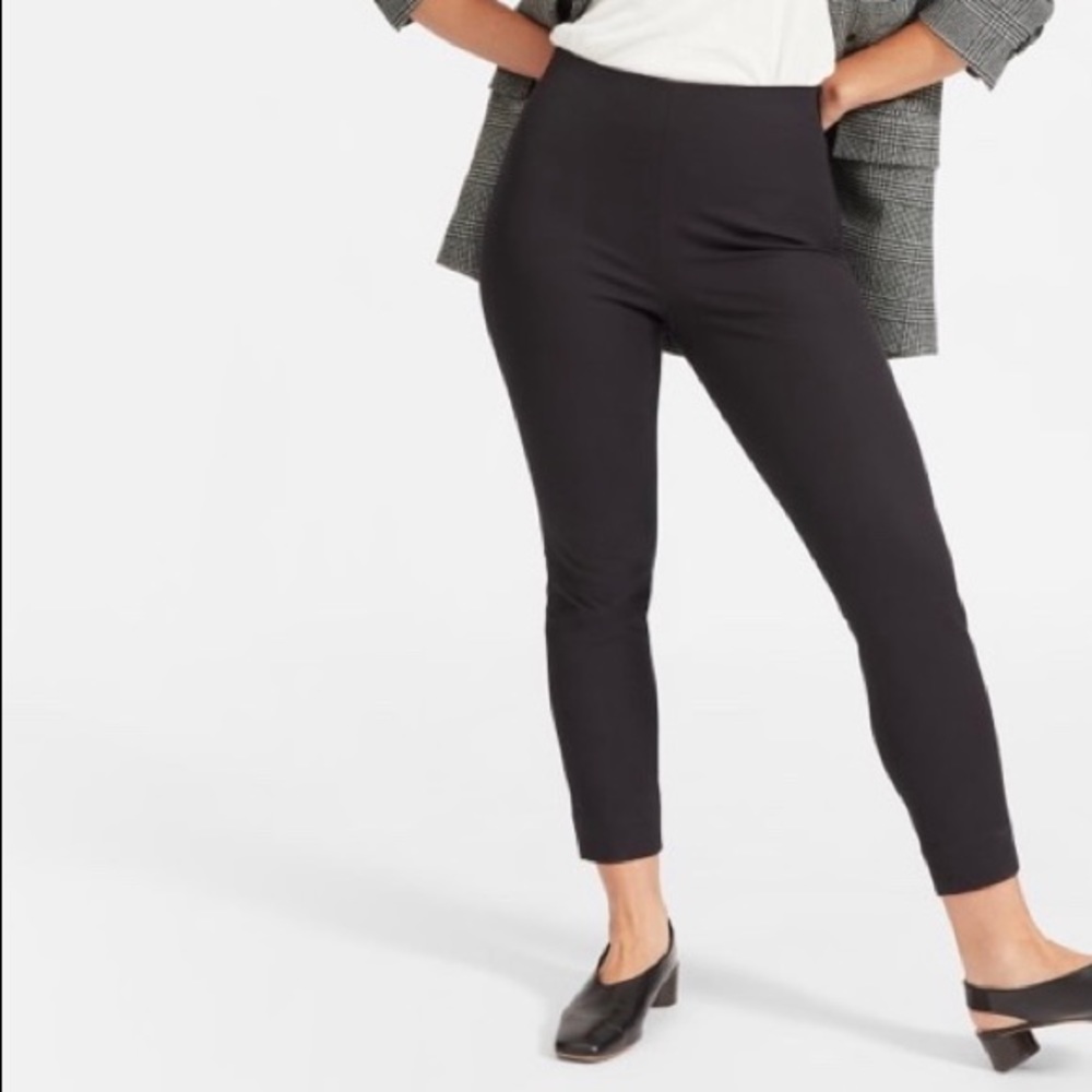 EUC Everlane Side-Zip Stretch Cotton Pant